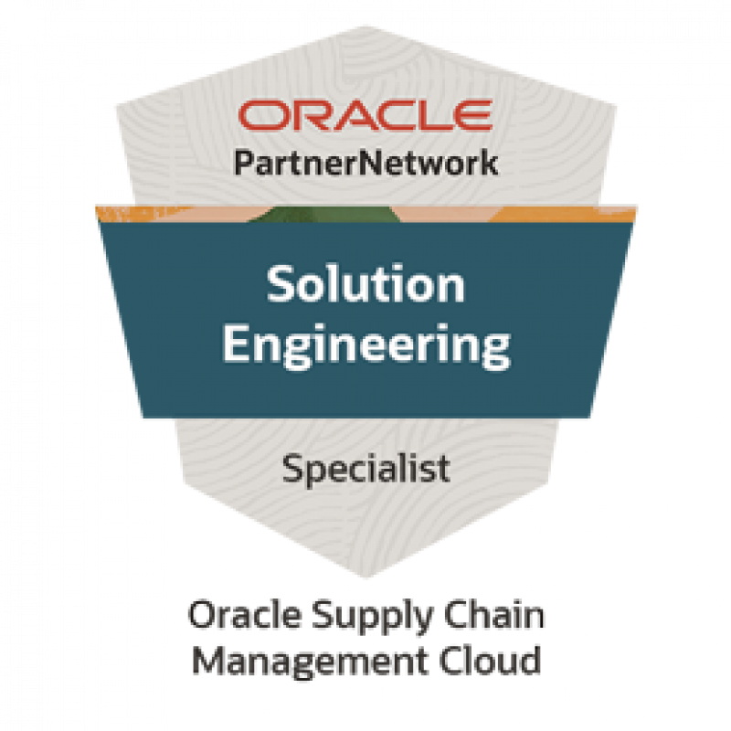 Oracle Solution Engineering Badge
